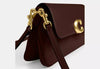 Luxury Cherry Charm Leather Shoulder Bag for Women