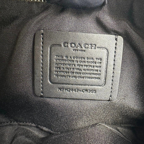 Coach Charter Men's Crossbody Bag in Signature Canvas Black