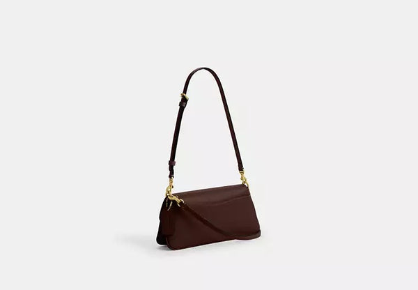 Luxury Cherry Charm Leather Shoulder Bag for Women