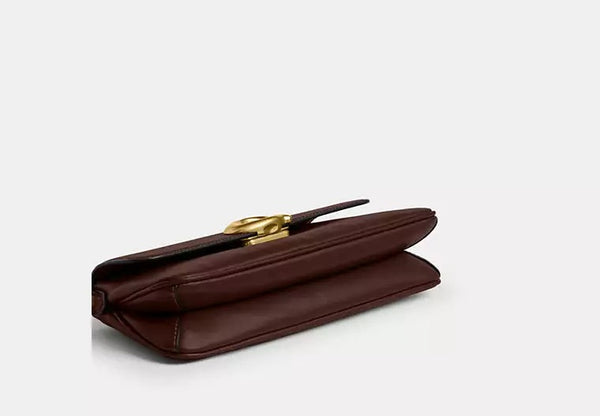 Luxury Cherry Charm Leather Shoulder Bag for Women