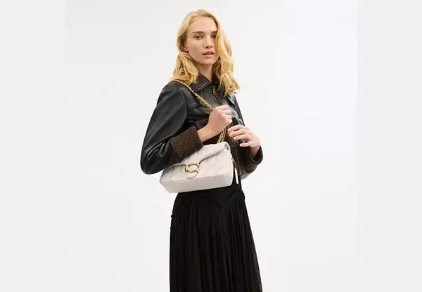 Luxury Quilted Leather Chain Shoulder Bag for Women