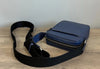 Coach Men's Navy Blue Leather Crossbody Shoulder Bag