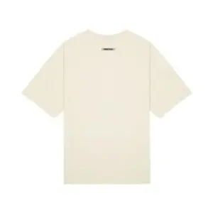 Fear of God Essentials Boxy T-Shirt in white, oversized fit, soft cotton casual tee