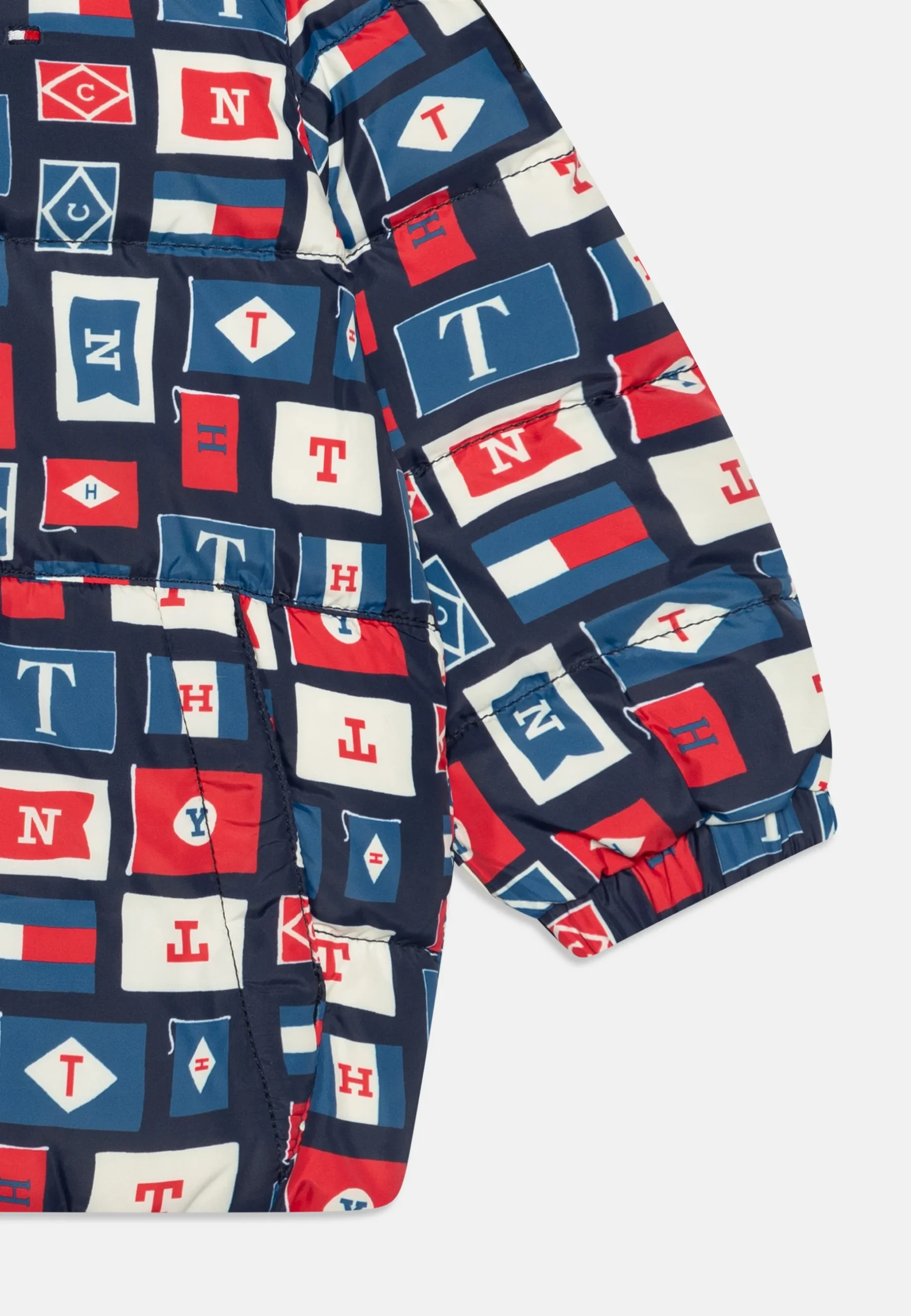 all over print puffer jacket for men and women