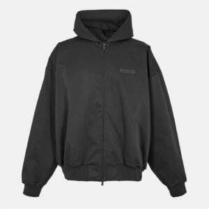 Black Fear of God Essentials hoodie