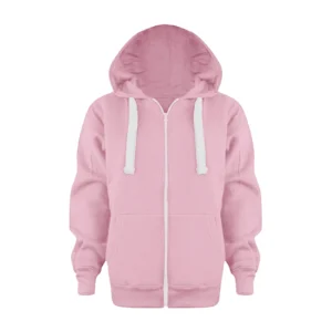 Essentials full-zip hoodie pink