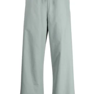 Essentials Fear of God Women’s Soft Green Jogger Trousers with Adjustable Drawstring Waist