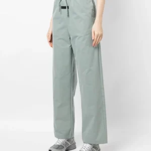 Minimalist Essentials Fear of God Women’s Jogger Trousers in Soft Green with Ribbed Cuffs